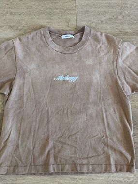 Madhappy Tan Short Sleeve T Shirt Medium Earth Day Limited Edition Cotton